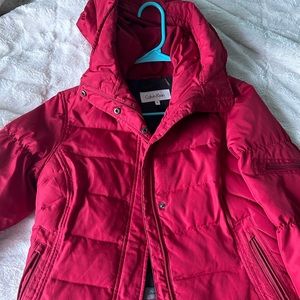 Calvin Klein Puffer Coat with Hood